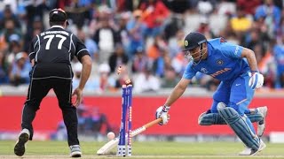 Ms dhoni runout in 2019Worldcup semifinal NZ vs IND [upl. by Popele]