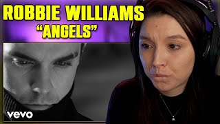 Robbie Williams  Angels  FIRST TIME REACTION [upl. by Hannaoj]