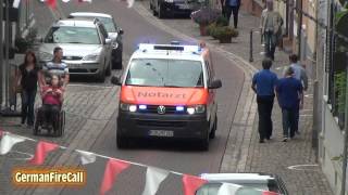 2x FuStW 2x Alt  FuStW Alt Polizei Eltville  NEF MHD Eltville beim Sektfest 2012 in Eltville [upl. by Greyso]