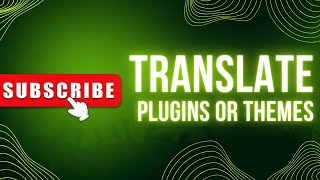 How To Easily Translate Any Wordpress Plugin Or Theme with Loco Translate [upl. by Volin]