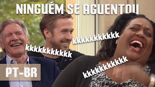 Entrevista com Ryan Gosling e Harrison Ford sai do controle  LEGENDADO PTBR [upl. by Olzsal]