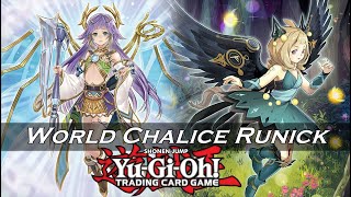 YuGiOh Runick World Chalice Combos 2024 Post Banlist  Runick World Legacy EDOProYGOPro [upl. by Laucsap]