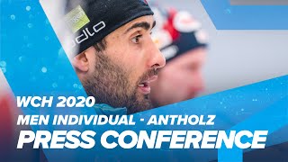 Antholz 2020 Men Individual Press Conference [upl. by Drandell192]