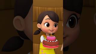 Happy Birthday Song shorts nurseryrhymes kidssongs preschool birthdaycelebration [upl. by Lilac]