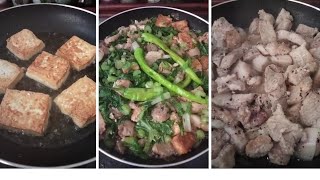 Ginisang Tokwat Baboy at Pechay cooking eating tokwatbaboy [upl. by Hanad]