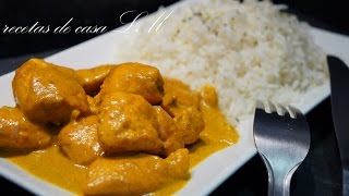 POLLO AL CURRY RECETA MUY FÁCIL Y RÁPIDA [upl. by Didier]