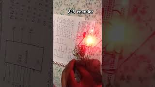 8×3 encoder octal to binary conversionanalog experiment electronics digital [upl. by Zwick994]