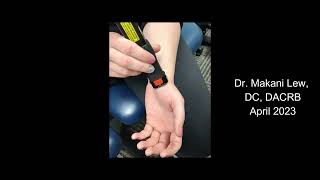 Sprained wrist treatment with laser tape and exercises [upl. by Isla]