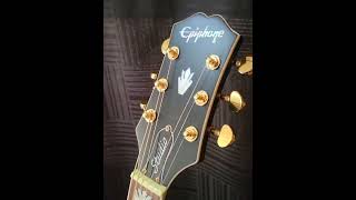 Epiphone J200 EC Ebony Burst  Gloss to Matte Finish [upl. by Aligna]