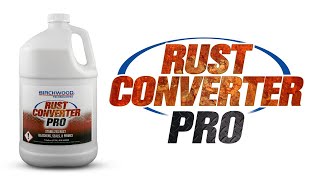 Rust Converter PRO  Stabilizes Rust Blackens Seals and Primes [upl. by Eatnoid]