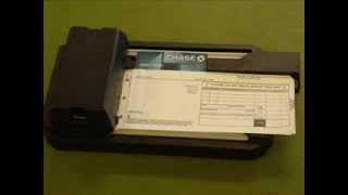 Credit Card Sales Slips 12 packs of 100 2 part long imprinter [upl. by Lladnew]