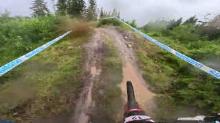 National champs race run 2nd place Hafjell Bike Park [upl. by Burnside]