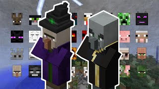 MAGIC TEAM VS 2 OF EVERY MOB  MINECRAFT [upl. by Paley209]