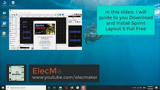 Download And Install Sprint Layout 60 Full Free  Simple PCB Design Software [upl. by Doownel443]
