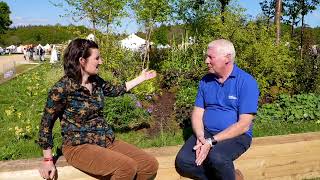 Discover Hilliers feature garden A Woodland Escape from BBC Gardeners World Spring Fair 2024 [upl. by Rem]