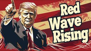 Red Wave Rising Song  Lyric Video  Trumps Return [upl. by Irianat421]