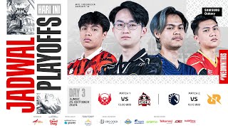 🔴 LIVE  MPL ID S14  Playoffs Hari 3  Bahasa Indonesia [upl. by Utham]