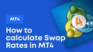 How to calculate Swap Rates in MT4  BlackBull Markets [upl. by Hakaber]