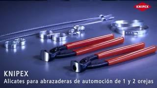 KNIPEX Alicates para abrazaderas de oreja [upl. by Gideon]