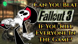 Can You Beat Fallout 3 If You Kill Everyone In The Game [upl. by Andy]