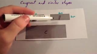 Congruent Similar Shapes  Corbettmaths [upl. by Ehttam837]