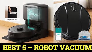 Top 5 Best Robot Vacuum 2024 [upl. by Bondie]