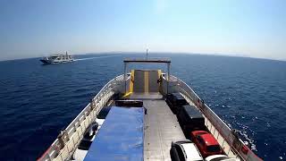 Ferry Ride timelpase corfu ferry timelapse [upl. by Amimej115]