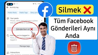 Facebooktaki TÜM GÖNDERİLERİ SİLME 2023  tüm facebook gönderilerini bir kerede sil [upl. by Sherm346]