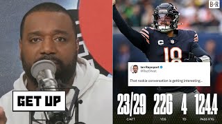 GET UP  quotCaleb Williams is back in the ROTY racequot  Chris Canty reacts to Bears beat Jaguars 3516 [upl. by Stroup]