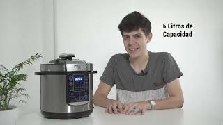 ¿Una olla inteligente que cocina sola 🍴 Olla Electrica A Presión Gadnic HD100 [upl. by Enihpesoj36]