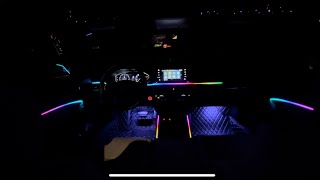 Chasing Ambient Lighting Kit install on my 20182022 honda accord 20T [upl. by Aekerly521]