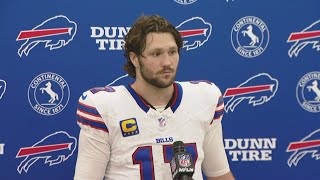 Bills postgame news conference Josh Allen [upl. by Romilly171]