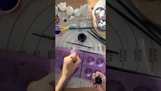 painting a mancala board spooky cute ✨🎃💖 mancala spookyseason halloween [upl. by Chevy]