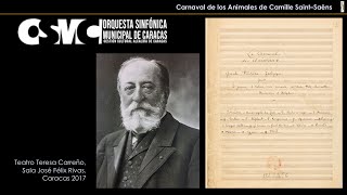 El Carnaval de los Animales de Camille SaintSaëns The Carnival of the Animals [upl. by Eisus]