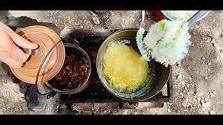 باقالی پلو رو اگر اینجوری درست کنین Traditional Iranian Baghali polo Cooked Over Fire [upl. by Avigdor]