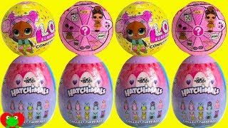 LOL Dolls Gets Hatchimals Surprise Eggs [upl. by Aicat]