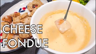 The BEST Cheese Fondue  Without Wine [upl. by Ravilob]