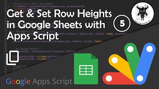 Copy and Paste Row Heights in Google Sheets with Apps Script [upl. by Renee]