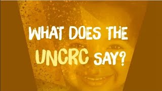 UNCRC part 3 What does the UNCRC say [upl. by Kolnick]