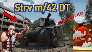 War Thunder This is the Strv m42 DT [upl. by Aierbma364]