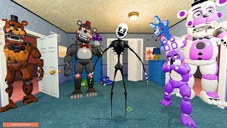 АНИМАТРОНИКИ ПУГАЮТ ОХРАННИКА FNAF 4 ► Garrys Mod [upl. by Eilatan983]