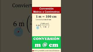 Metros a centímetros m a cm – parte 7 [upl. by Magda465]