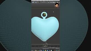 Speed Designing a HeartShaped Locket in 3ds Max  Full Tutorial Linked Below 3dsmax shorts [upl. by Weiser]