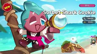 Sorbet Shark Cookie Gacha Animation [upl. by Evad]