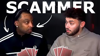 21 Savage Gets Caught Scamming Adin Ross [upl. by Tengdin58]