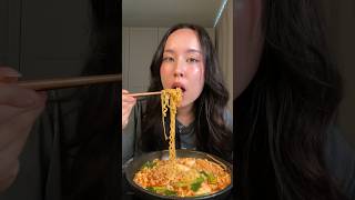 Buldak Tom Yum Spicy Noodles food mukbang [upl. by Eiloj406]