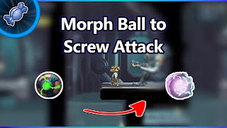 Metroid Dread  Screw Attack after Morph Ball Legacy sequence break [upl. by Noelani787]