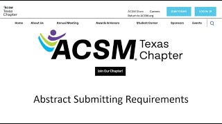 TACSM Research Abstract Submission [upl. by Inalej]