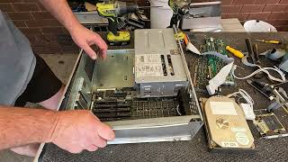 Scrapping a Compaq Deskpro 286 PC [upl. by Terpstra553]