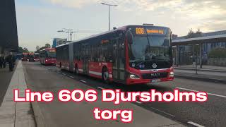 Bussar vid Danderyds sjukhus  Buses at Danderyds sjukhus [upl. by Mirabel]